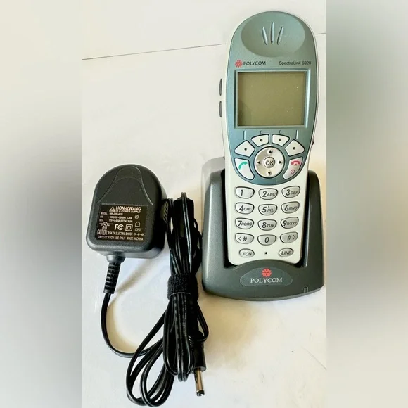 Polycom Spectralink 602x Wireless Digital Phone w/ Battery Charging Base Handset